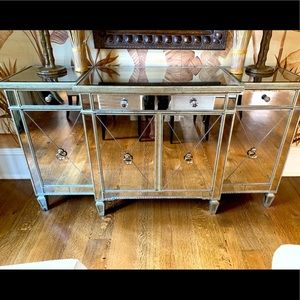 Mirrored credenza $700